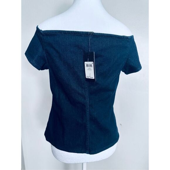 GUESS ladies off shoulder top size L - Picture 4 of 5